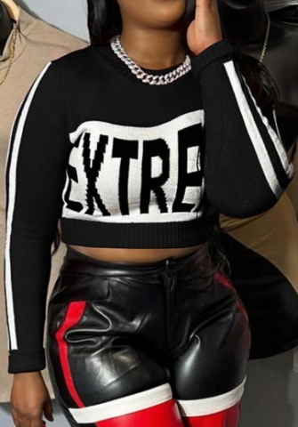 (Black)2024 Styles Women Sexy&Fashion Sprint/Summer TikTok&Instagram Styles Sweater Long Sleeve Tops