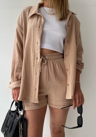 (Real Image)2024 Styles Women Sexy&Fashion Sprint/Summer TikTok&Instagram Casual Two Piece Suit