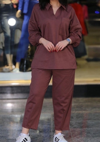 (Red)2024 Styles Women Sexy&Fashion Sprint/Summer TikTok&Instagram Styles Casual Two Piece Suit