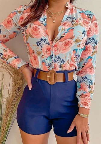 (Include Waist Tie)(Real Image)2024 Styles Women Sexy&Fashion Sprint/Summer TikTok&Instagram Styles Bohemian Short Two Piece Suit