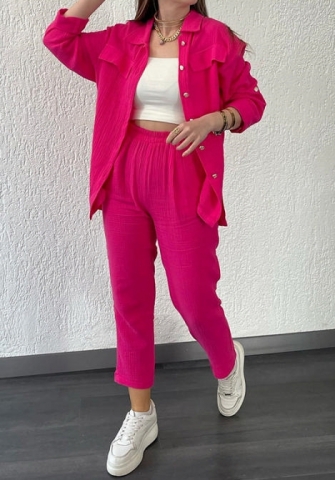 (Rose)2024 Styles Women Sexy&Fashion Sprint/Summer TikTok&Instagram Styles Casual Two Piece Suit