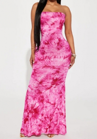 (Real Image)2024 Styles Women Sexy&Fashion Sprint/Summer TikTok&Instagram Styles Print Maxi Dress