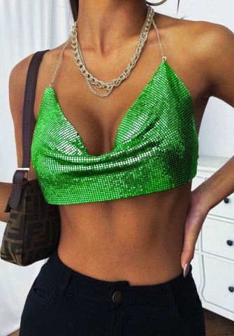 (Only Tops)2024 Styles Women Sexy&Fashion Sprint/Summer TikTok&Instagram Styles Sequins Tank Tops