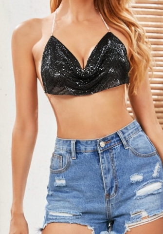 (Only Tops)2024 Styles Women Sexy&Fashion Sprint/Summer TikTok&Instagram Styles Sequins Tank Tops