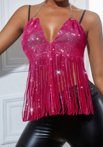 (Real Image)2024 Styles Women Sexy&Fashion Sprint/Summer TikTok&Instagram Styles Sequins Tops