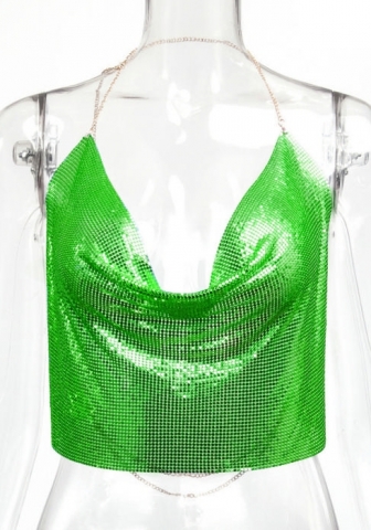 (Real Image)2024 Styles Women Sexy&Fashion Sprint/Summer TikTok&Instagram Styles Sequins Tank Tops