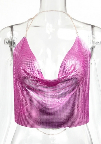 (Real Image)2024 Styles Women Sexy&Fashion Sprint/Summer TikTok&Instagram Styles Sequins Tank Tops