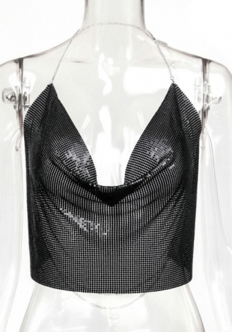 (Real Image)2024 Styles Women Sexy&Fashion Sprint/Summer TikTok&Instagram Styles Sequins Tank Tops