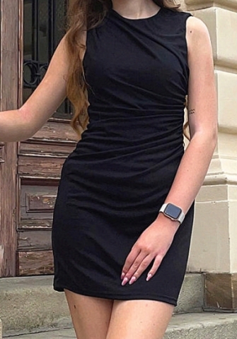 (Black)2024 Styles Women Sexy&Fashion Sprint/Summer TikTok&Instagram Styles Sleevless Club Dress