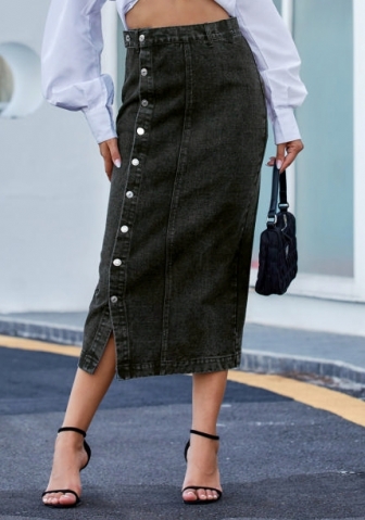 (Only Bottom)2024 Styles Women Sexy&Fashion Sprint/Summer TikTok&Instagram Bohemian Styles Jeans Skirts