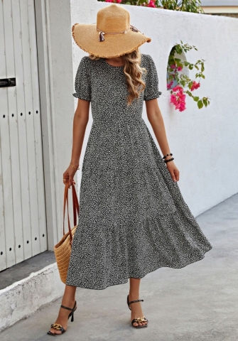(Real Image)2024 Styles Women Sexy&Fashion Sprint/Summer TikTok&Instagram Bohemian Styles Maxi Dress
