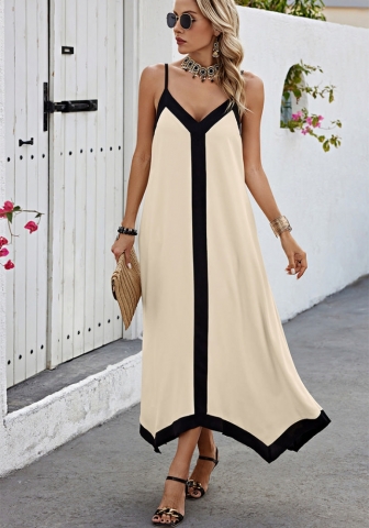 (Real Image)2024 Styles Women Sexy&Fashion Sprint/Summer TikTok&Instagram Bohemian Styles Strap Maxi Dress