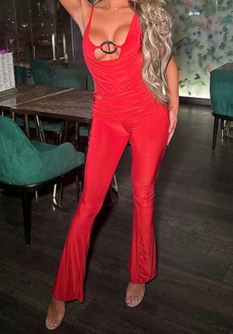 (Real Image)2024 Styles Women Sexy&Fashion Sprint/Summer TikTok&Instagram Strap Backless Jumpsuit