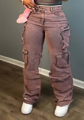 (Only Bottom)(Purple)2024 Styles Women Sexy&Fashion Sprint/Summer TikTok&Instagram Long Pants Jeans