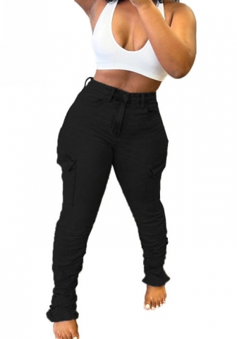 (Only Bottom)(Black)2024 Styles Women Sexy&Fashion Sprint/Summer TikTok&Instagram Jean Long Pants