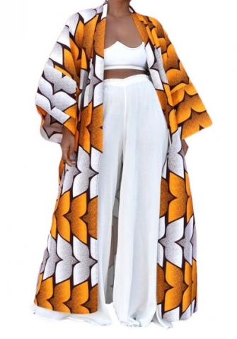 (Real Image)2024 Styles Women Sexy&Fashion Sprint/Summer TikTok&Instagram Print Open Coats