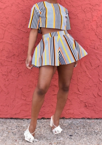 (Only Bottom)(Real Image)2024 Styles Women Sexy&Fashion Sprint/Summer TikTok&Instagram Loose Print Short Pants