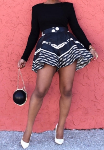 (Only Bottom)(Real Image)2024 Styles Women Sexy&Fashion Sprint/Summer TikTok&Instagram Loose Print Short Pants