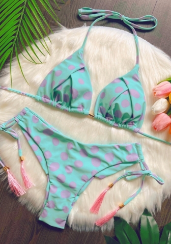 (Real Image)2024 Styles Women Sexy&Fashion Sprint/Summer TikTok&Instagram Print Bikini Set