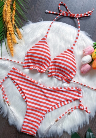 (Real Image)2024 Styles Women Sexy&Fashion Sprint/Summer TikTok&Instagram Print Bikini Set