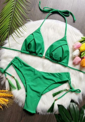 (Real Image)2024 Styles Women Sexy&Fashion Sprint/Summer TikTok&Instagram Print Bikini Set