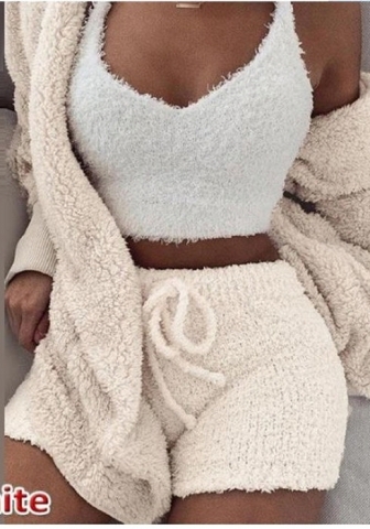 (White)2024 Styles Women Sexy&Fashion Sprint/Summer TikTok&Instagram 3 Piece Sets