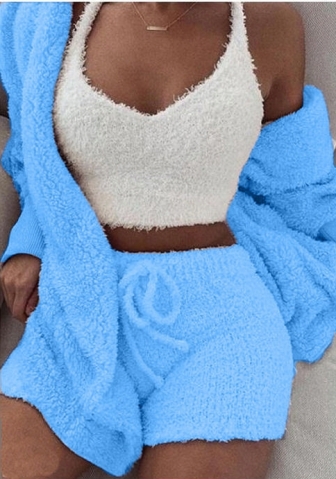 (Light Blue)2024 Styles Women Sexy&Fashion Sprint/Summer TikTok&Instagram 3 Piece Sets