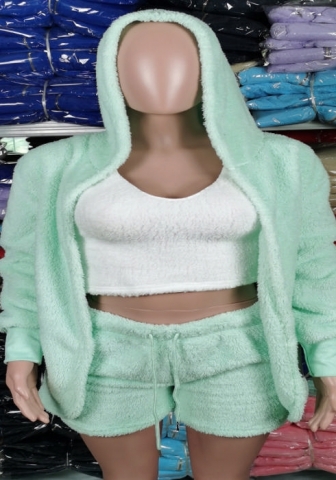 (Light Green)2024 Styles Women Sexy&Fashion Sprint/Summer TikTok&Instagram 3 Piece Sets