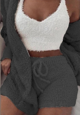 (Dark Gray)2024 Styles Women Sexy&Fashion Sprint/Summer TikTok&Instagram 3 Piece Sets