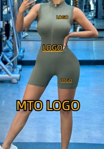 (Display Sample Link)MTO Logo Women Playsuit Athletic Wear