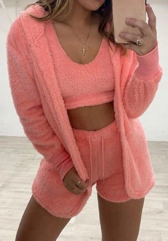 (Rose)2024 Styles Women Sexy&Fashion Sprint/Summer TikTok&Instagram Loungwear Three Co-ords