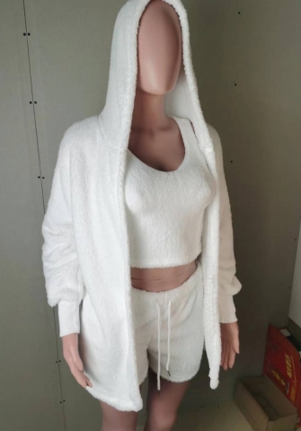 (White)2024 Styles Women Sexy&Fashion Sprint/Summer TikTok&Instagram Loungwear Three Co-ords