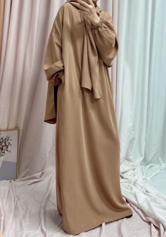 (Real Image)2024 Styles Women Muslim Tassel Long Sleeve Maxi Dress