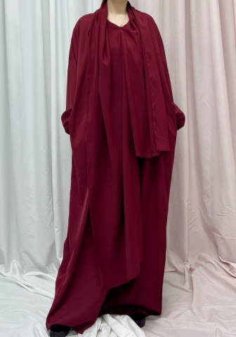 (Real Image)2024 Styles Women Muslim Tassel Long Sleeve Maxi Dress