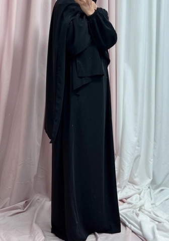(Real Image)2024 Styles Women Muslim Tassel Long Sleeve Maxi Dress