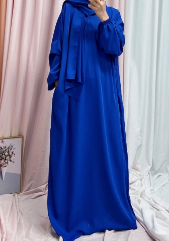 (Real Image)2024 Styles Women Muslim Tassel Long Sleeve Maxi Dress