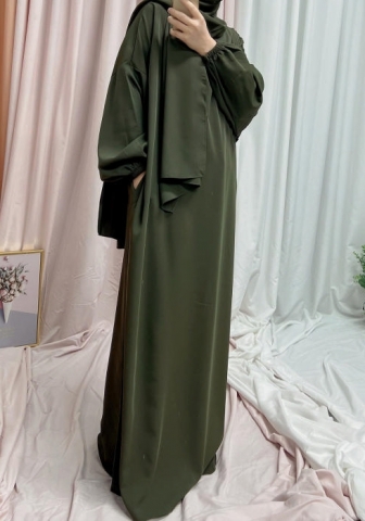 (Real Image)2024 Styles Women Muslim Tassel Long Sleeve Maxi Dress