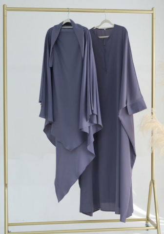(Real Image)2024 Styles Women Muslim Tassel Long Sleeve Solid Color Batwing Sleeve Long Robe