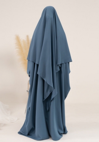 (Real Image)2024 Styles Women Muslim Tassel Long Sleeve Solid Color Batwing Sleeve Long Robe