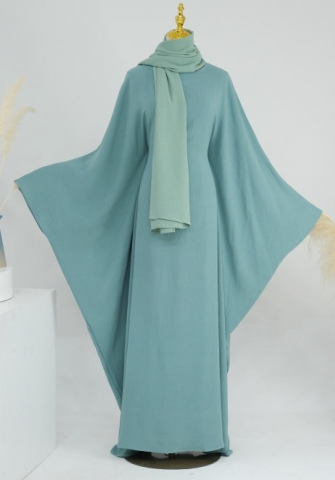 (Real Image)2024 Styles Women Muslim Tassel Long Sleeve Maxi Dress