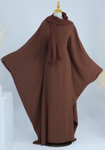 (Real Image)2024 Styles Women Muslim Tassel Long Sleeve Maxi Dress