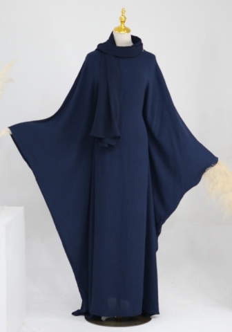 (Real Image)2024 Styles Women Muslim Tassel Long Sleeve Maxi Dress