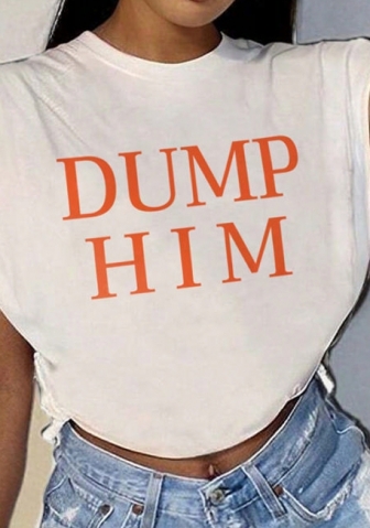 (Real Image)2024 Styles Women Summer 3D Print Round Neck Sleeveless Slit Casual Crop Top