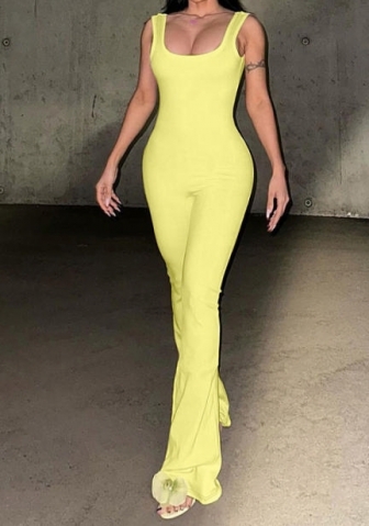 (Real Image)2024 Styles Women Summer Fashion Streetwear Sexy Backless Ruched Bodycon Spaghetti Strap Jumpsuit