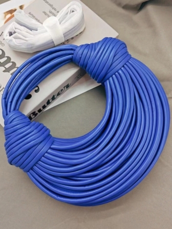 (Real Image)2024 Styles Women Fashionable Niche Design Unique Woven Noodle Crossbody Tote Bag