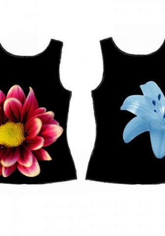 (Real Image)2024 Styles Women Floral Print Casual Versatile Wear T-Shirt Top