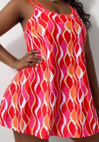 (Plus Size)2024 Styles Women Seductive Plus-Size Printed Swimwear