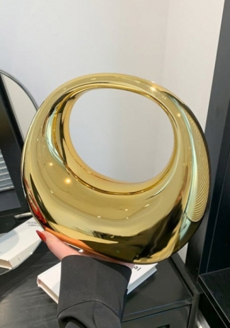 (Not Chain)2024 Styles Stylish Large Solid Color Chain Crossbody Bag for Women - Perfect for Evening Parties