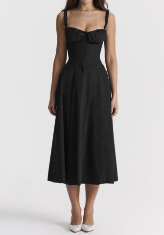 (Real Image)2024 Styles Women Elegant French-Style Strapless Dress