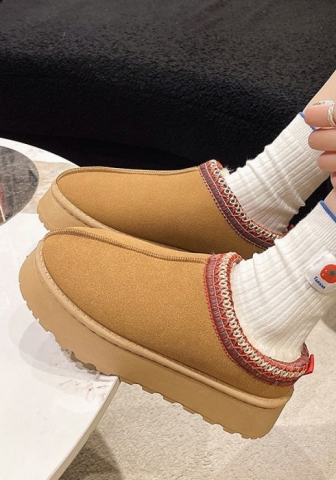 (Real Image)2024 Styles Women Fur-Lined Snow Boots with Plush Warmth and Thick Sole